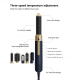 Brosse Coiffante 6 En 1 Pour Sécher Boucler Et Lisser Avec Technologie Ionique Moteur Sans Balais Et 6 Embouts - www.yonis-sh...