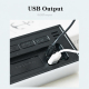 Réveil Numérique De Chevet Avec Veilleuse Ambiante Double Alarme Port USB Et Écran LED À Luminosité Automatique - www.yonis-s...