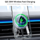 Support Chargeur Sans Fil Magnétique Pour Voiture Qi2 25 W Avec Refroidissement Actif Et Rotation 360° - www.yonis-shop.com