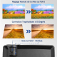 Videoprojecteur HD 800*480 Lumens LCD 4 Pouces Longue Durée 20000 Heures HDMI VGA Compatible PC - www.yonis-shop.com