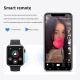Montre Connectée 2.05 Pouces Écran Tactile Appels Bluetooth Surveillance Oxygène Sanguin Étanche IP68 Charge Sans Fil Multisp...