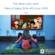 Videoprojecteur LED Mini Portable Pour Enfants Contraste 500:1 Ratio 4:3 16:9 Taille De Projection 20-70 Pouces - www.yonis-s...