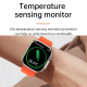 Montre Connectée Étanche IP67 Avec Bande Silicone Océan Écran 2.2 Pouces Fonctions Santé NFC Musique Sports Pour Android IOS ...