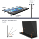 Écran Portable Ultra-Mince 14 Pouces 1080P HD Affichage Bord Étroit Rotation 90° Type-C Vidéoprojecteur LED Haut-Parleurs Int...