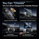 Chargeur Sans Fil Pour Voiture 15 W Avec Support Téléphone Rotation 360° Bobine Réglable Compatible Écrans Pliables - www.yon...