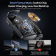 Chargeur Sans Fil Pour Voiture 15 W Avec Support Téléphone Rotation 360° Bobine Réglable Compatible Écrans Pliables - www.yon...