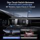 Chargeur Sans Fil Pour Voiture 15 W Avec Support Téléphone Rotation 360° Bobine Réglable Compatible Écrans Pliables - www.yon...