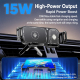 Chargeur Sans Fil Pour Voiture Avec Support Rotatif 360° 15 W Compatible Téléphones Pliables Pour Grilles D’Aération - www.yo...