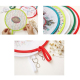 Éventail Pliable Enfant Portable Rond Motif Cactus 56 g Polyester Ouverture 21 cm Fait Main - www.yonis-shop.com