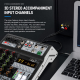 Table De Mixage Audio Pour Enregistrement 6 Canaux Bluetooth USB 99 Effets De Réverbération Alimentation Fantôme 48 V - www.y...