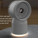 Ventilateur Brumisateur USB Pour Bureau Et Maison Silencieux Double Brumisation Nano 4 Vitesses Réservoir 390 Ml Affichage LE...