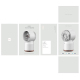 Ventilateur Brumisateur USB Pour Bureau Et Maison Silencieux Double Brumisation Nano 4 Vitesses Réservoir 390 Ml Affichage LE...