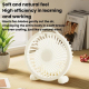 Ventilateur De Table Rechargeable 6 Pouces Silencieux 3 Vitesses À Poser Ou Suspendre Pour Bureau Et Chambre - www.yonis-shop...