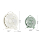 Ventilateur De Table Rechargeable 6 Pouces Silencieux 3 Vitesses À Poser Ou Suspendre Pour Bureau Et Chambre - www.yonis-shop...