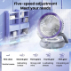 Ventilateur Circulateur D’Air Pliable De Table Et Mural Avec Indicateur De Batterie Éclairage LED 5 Vitesses - www.yonis-shop...