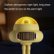 Shaking Head Stroller Fan Leafless Octopus Mute Portable Mini Fan Normal Version (Yellow) - www.yonis-shop.com