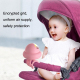Shaking Head Stroller Fan Leafless Octopus Mute Portable Mini Fan Normal Version (Yellow) - www.yonis-shop.com