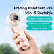 Mini Ventilateur Portable Pliable À Main Et De Bureau Avec Affichage Numérique 5 Vitesses Et Batterie 1200 mAh - www.yonis-sh...