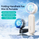 Mini Ventilateur Portable Pliable À Main Et De Bureau Avec Affichage Numérique 5 Vitesses Et Batterie 1200 mAh - www.yonis-sh...