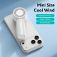 Mini Ventilateur Portable À Main Pour Se Rafraîchir 3 Vitesses 5 Pales Turbine Batterie 500 mAh Recharge Type C - www.yonis-s...