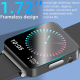 Montre Connectée 1.72 Pouces Ecran Couleur Surveillance Cardiaque Pression Artérielle Etanche IP67 Autonomie 30 Jours - www.y...