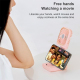 Ventilateur Portable USB 3 En 1 Avec Batterie 3000mAh Autonomie 8 Heures 3 Vitesses Et Support Smartphone - www.yonis-shop.com