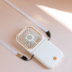 Ventilateur Portable USB 3 En 1 Avec Batterie 3000mAh Autonomie 8 Heures 3 Vitesses Et Support Smartphone - www.yonis-shop.com