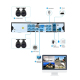 Kit De Camera Surveillance 4CH 1080N DVR 720P HD Vision Nocturne Étanche Accès À Distance Facile - www.yonis-shop.com