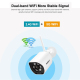 Camera Surveillance Extérieure WiFi 4MP Suivi Humanoïde AI Vision Nocturne Couleur Audio Bidirectionnel - www.yonis-shop.com