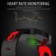 Montre Connectée Multifonction Étanche IP67 Avec Surveillance Cardiaque Sommeil Et Pression Artérielle Bracelet Silicone Noir...