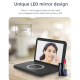 Chargeur Sans Fil 15W Avec Calendrier Perpétuel Réveil et Miroir Pliable Pour Bureau - www.yonis-shop.com
