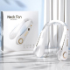 Ventilateur De Cou Portable USB Sans Pales Avec Affichage Numérique 5 Vitesses Et Autonomie De 2,5 À 6,5 Heures - www.yonis-s...