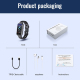 Bracelet Connecté Bluetooth 32GB Avec Contrôle Vocal et Réduction de Bruit HD Enregistrement MP3 et Autonomie Exceptionnelle ...