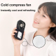 Mini Ventilateur Portable Avec Refroidissement Par Compresse Froide Pliable À 180° USB 3 Vitesses Batterie 2000 mAh - www.yon...