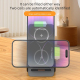 Chargeur Sans Fil De Bureau En Forme De Chariot Élévateur Avec Lumière LED Intégrée Et Charge Rapide 15W - www.yonis-shop.com