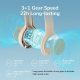 Ventilateur De Cou Sans Pales Rechargeable USB 4 Vitesses Autonomie 3 H 30 À 21 H 30 Pivot Réglable - www.yonis-shop.com