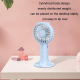 Mini Ventilateur Portable Rechargeable À Main Et De Bureau Avec Support Smartphone 3 Vitesses 7 Pales Silencieux - www.yonis-...