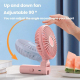 Ventilateur Portable USB À Clip Pour Parapluie 3 Vitesses Pliable Pour Bureau Batterie 1200 mAh - www.yonis-shop.com
