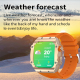 Montre Connectée Étanche IP67 Écran Couleur 1.91 Pouces Suivi Santé Cardio Pression Oxygène Compatible Android iOS - www.yoni...