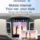 Autoradio 9.7 Pouces Android 10 Navigation GPS Bluetooth WIFI Écran Tactile Haute Résolution USB Dual FM Radio Contrôle Volan...