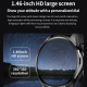 Montre Connectée Étanche IP67 Avec Appels Bluetooth Et Suivi De Santé Bracelet Silicone Noir 1.46 Pouces Paiement Alipay Et N...