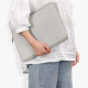 Sacoche Ordinateur Portable Cuir PU Rose Étanche Résistante Pour 16/17 Pouces - www.yonis-shop.com