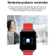 Montre Connectée IP68 Étanche Écran TFT 1.7 Pouces Surveillance Oxygène Sanguin Température Corporelle Diagnostic Médical AI ...