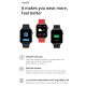 Montre Connectée IP68 Étanche Écran TFT 1.7 Pouces Surveillance Oxygène Sanguin Température Corporelle Diagnostic Médical AI ...