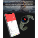 Montre Connectée Bluetooth 5.0 Étanche IP67 Écran Tactile TFT 1.28 Pouces Suivi Sommeil Fréquence Cardiaque Modes Sport Multi...