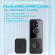 Sonnette Vidéo Connectée Sans Fil 1 MP HD Avec Panneau Solaire Détection De Mouvement PIR Audio Bidirectionnel IP65 - www.yon...