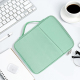 Sacoche Ordinateur Portable 9.7-11 Pouces Texture Tissu Cuir Rose Grande Capacité Protection Chocs Design Portable - www.yoni...