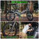 Vélo Électrique Pliable Pour Trajets Urbains 250 W Capteur De Couple Batterie Amovible 36 V 10,2 Ah 6 Vitesses - www.yonis-sh...