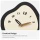 Horloge Murale Silencieuse À Quartz Design Irrégulier 3D Avec Pendule Oscillante Pour Salon - www.yonis-shop.com