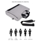 Sacoche Ordinateur Portable Étanche Résistante Avec Poignée Discrète Et Sangle Ajustable Pour Voyage Facile 13.3 Pouces - www...